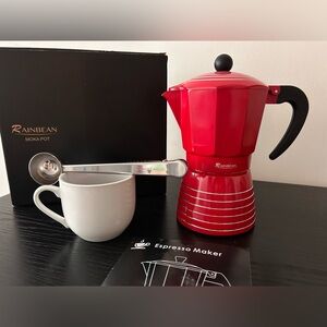 RAINBEAN Stovetop Espresso Maker Set.